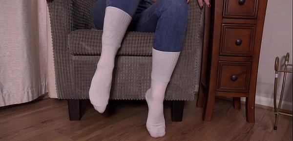  Bossy Brit Makes You Wank For Boots and Socks
